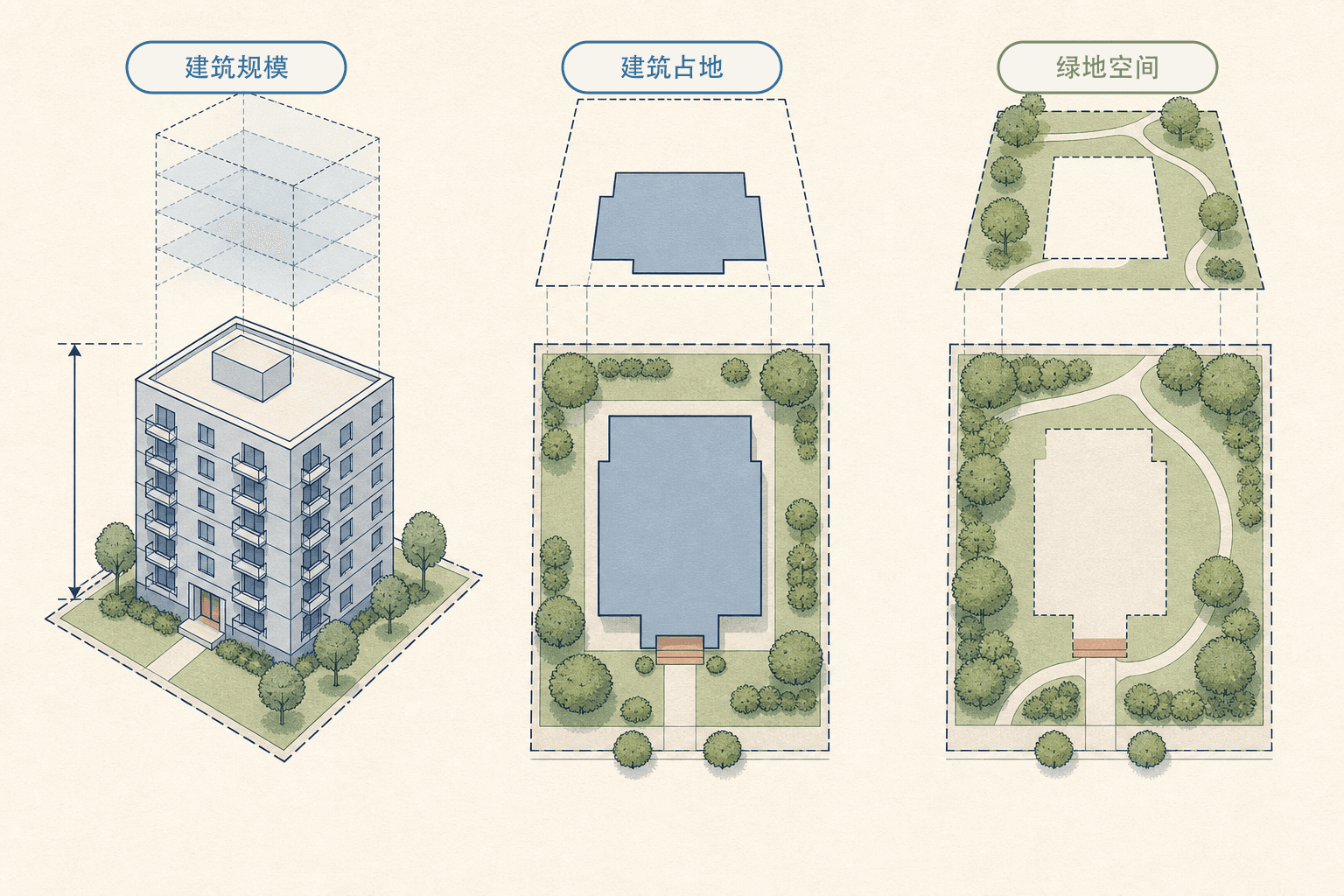 开发强度示意图